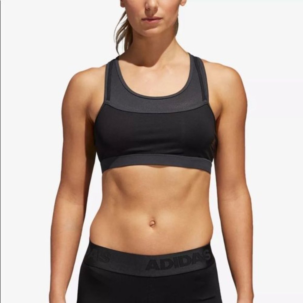 Adidas 2 in 1 Medium Impact Support Sports Bra